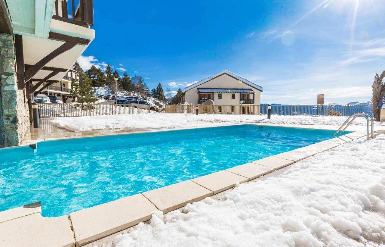 Charmant Studio Face Aux Pyrenees Font-Romeu-Odeillo-Via Екстер'єр фото